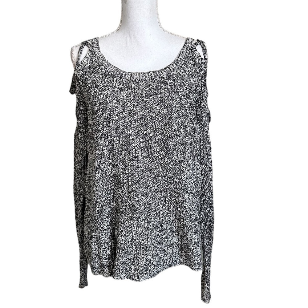 Express % Cotton Open Shoulder Sweater Size M